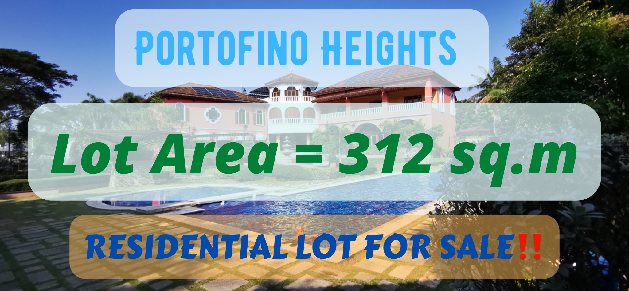 Portofino Heights – Residential Lot for Sale‼️