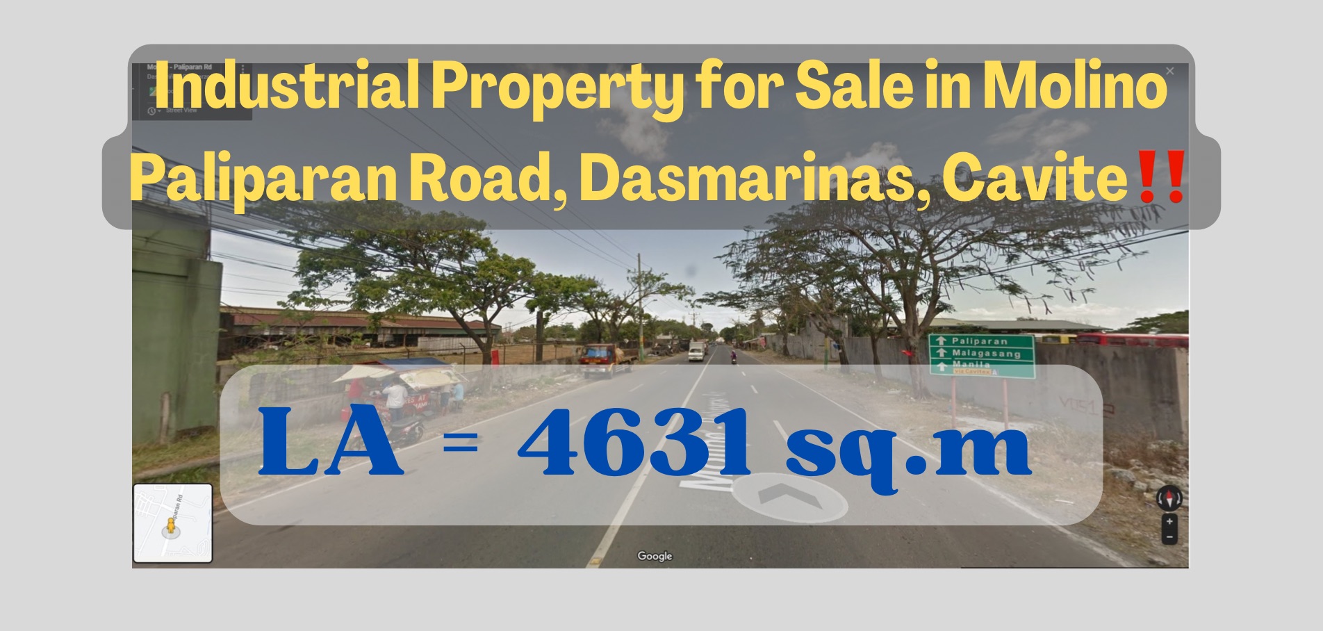 Industrial Property for Sale in Molino Paliparan Road, Dasmarinas, Cavite‼️