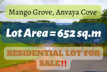 Anvaya Cove – RESIDENTIAL LOT FOR SALE‼️