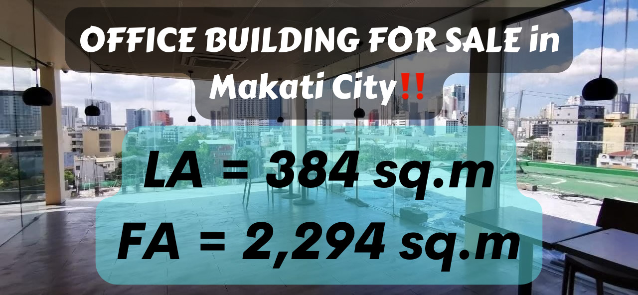 OFFICE BUILDING FOR SALE in Makati City‼️