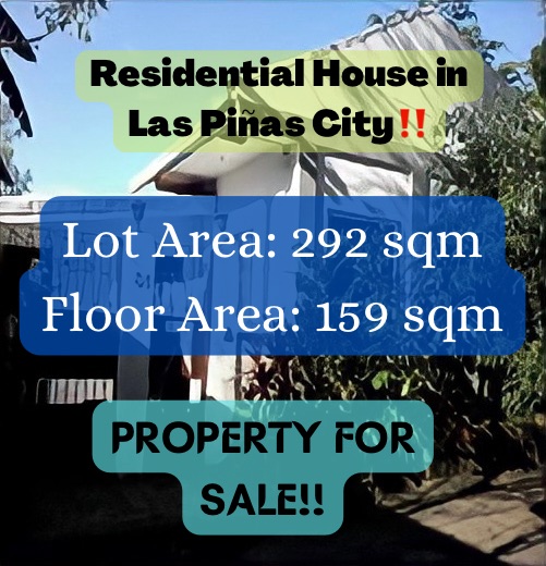 Residential House in Las Piñas City‼️