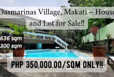 Dasmarinas Village, Makati – House and Lot for Sale‼️