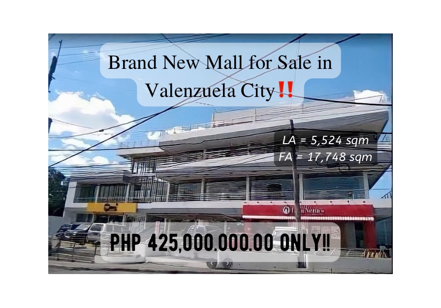 Brand New Mall for Sale in Valenzuela‼️