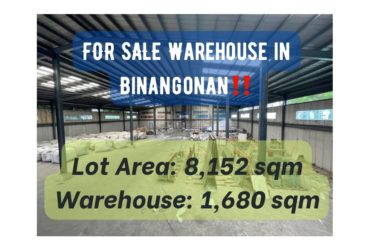 FOR SALE Warehouse in Binangonan‼️