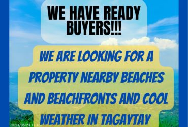 Our company looking for Rawlands only with title in Tagaytay‼️