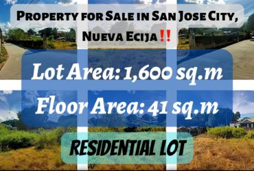 Property for Sale in San Jose City, Nueva Ecija‼️
