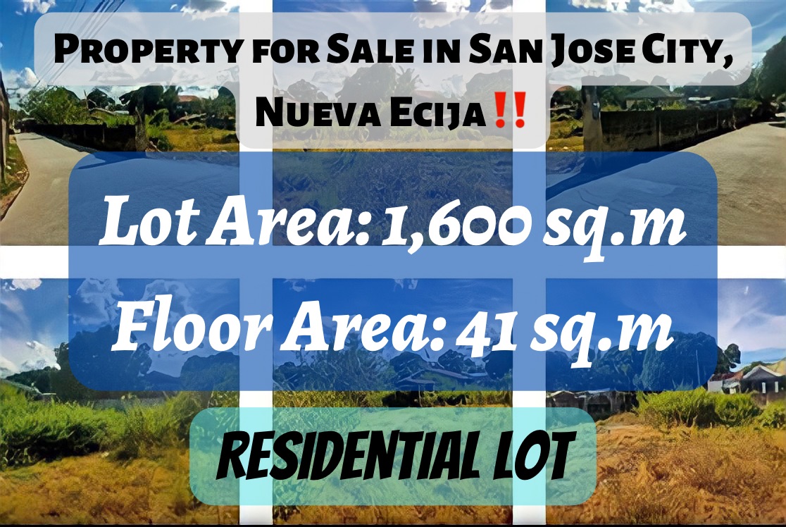 Property for Sale in San Jose City, Nueva Ecija‼️