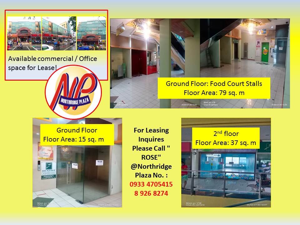 Commercial space for Lease