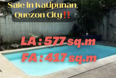 House and Lot for Sale in Katipunan, Quezon City‼️