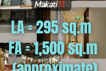 HOTEL FOR SALE with lobby and back office  in Makati‼️