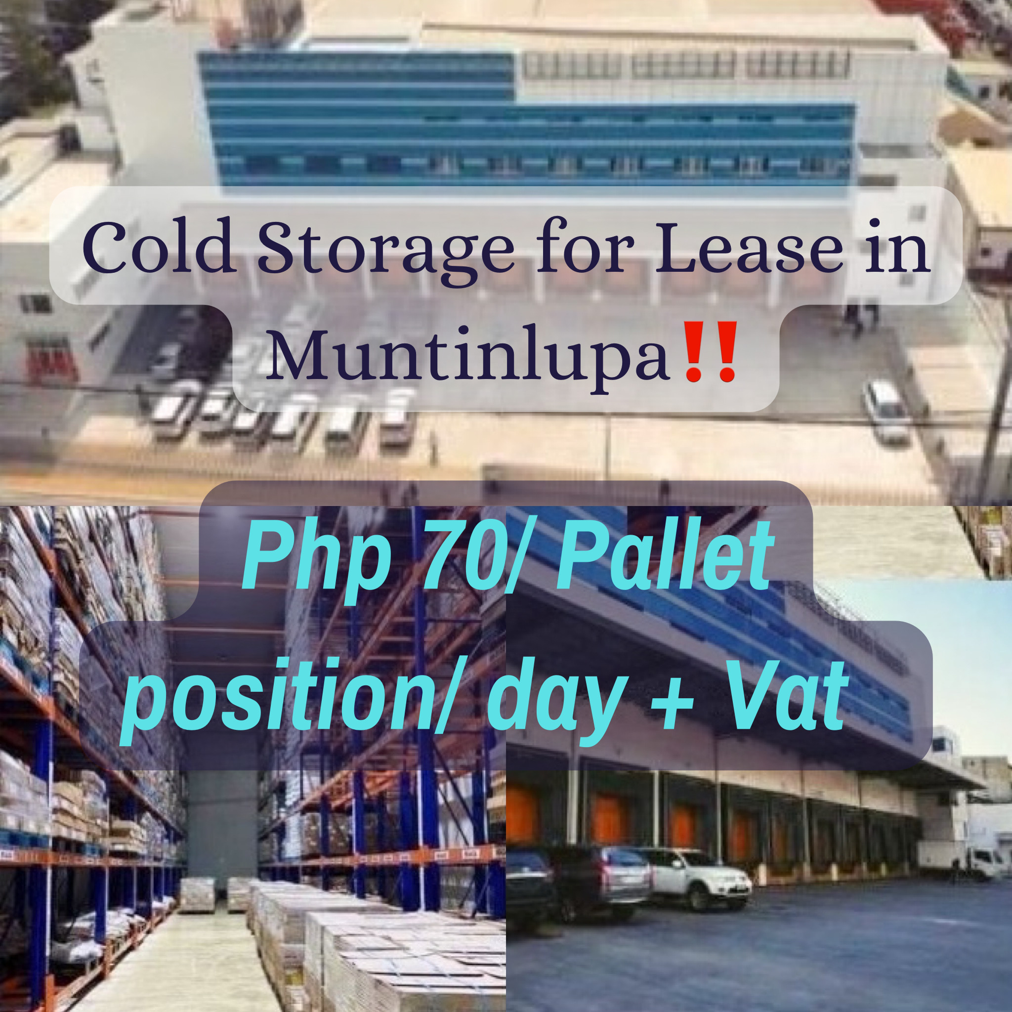 Cold Storage for Lease in West Service Road, Muntinlupa‼️