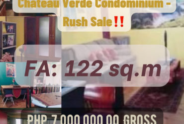 Chateau Verde Condominium, Pasig City – Rush Sale‼️