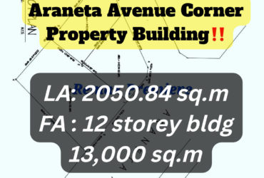 Gregorio Araneta Avenue Corner Property Building‼️