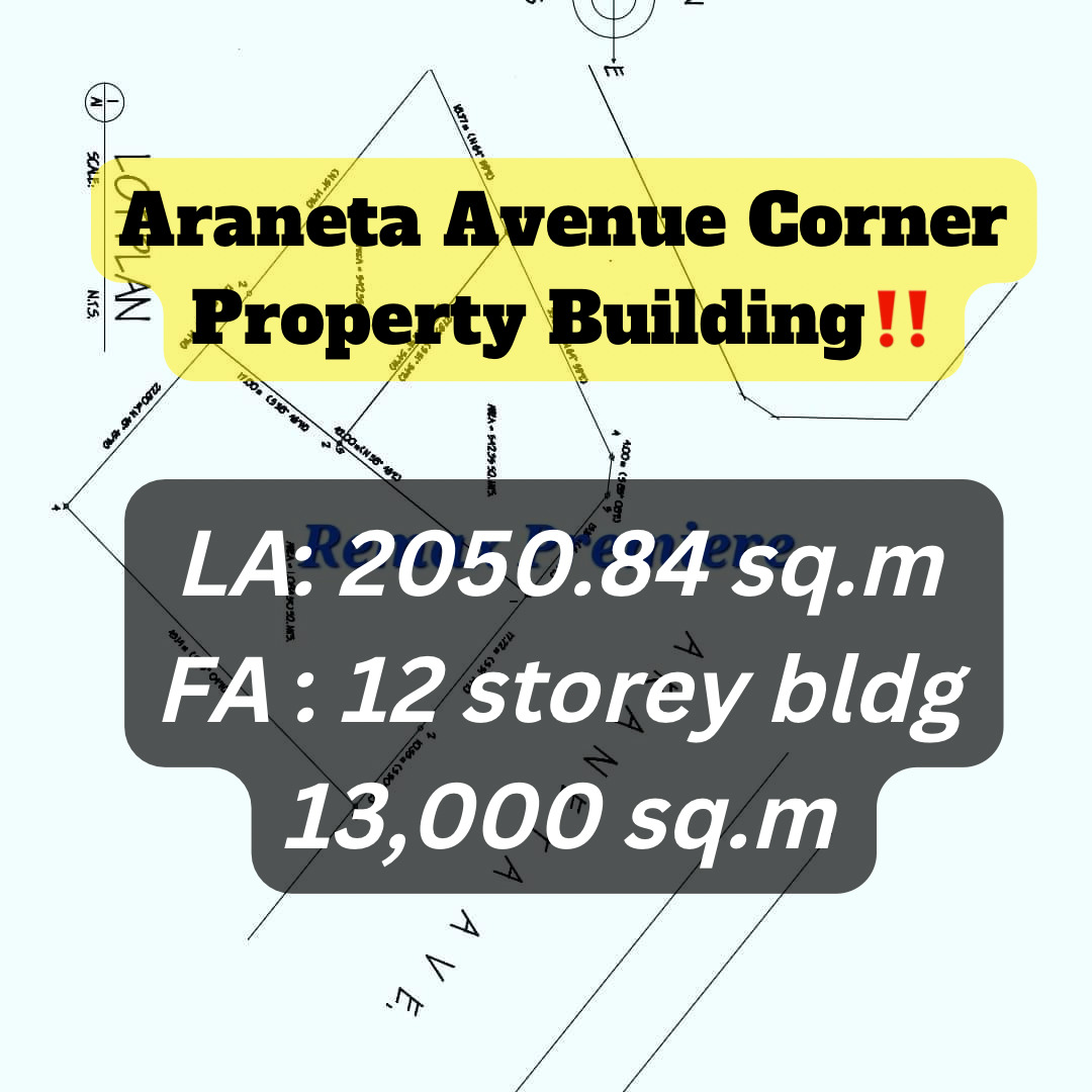 Gregorio Araneta Avenue Corner Property Building‼️
