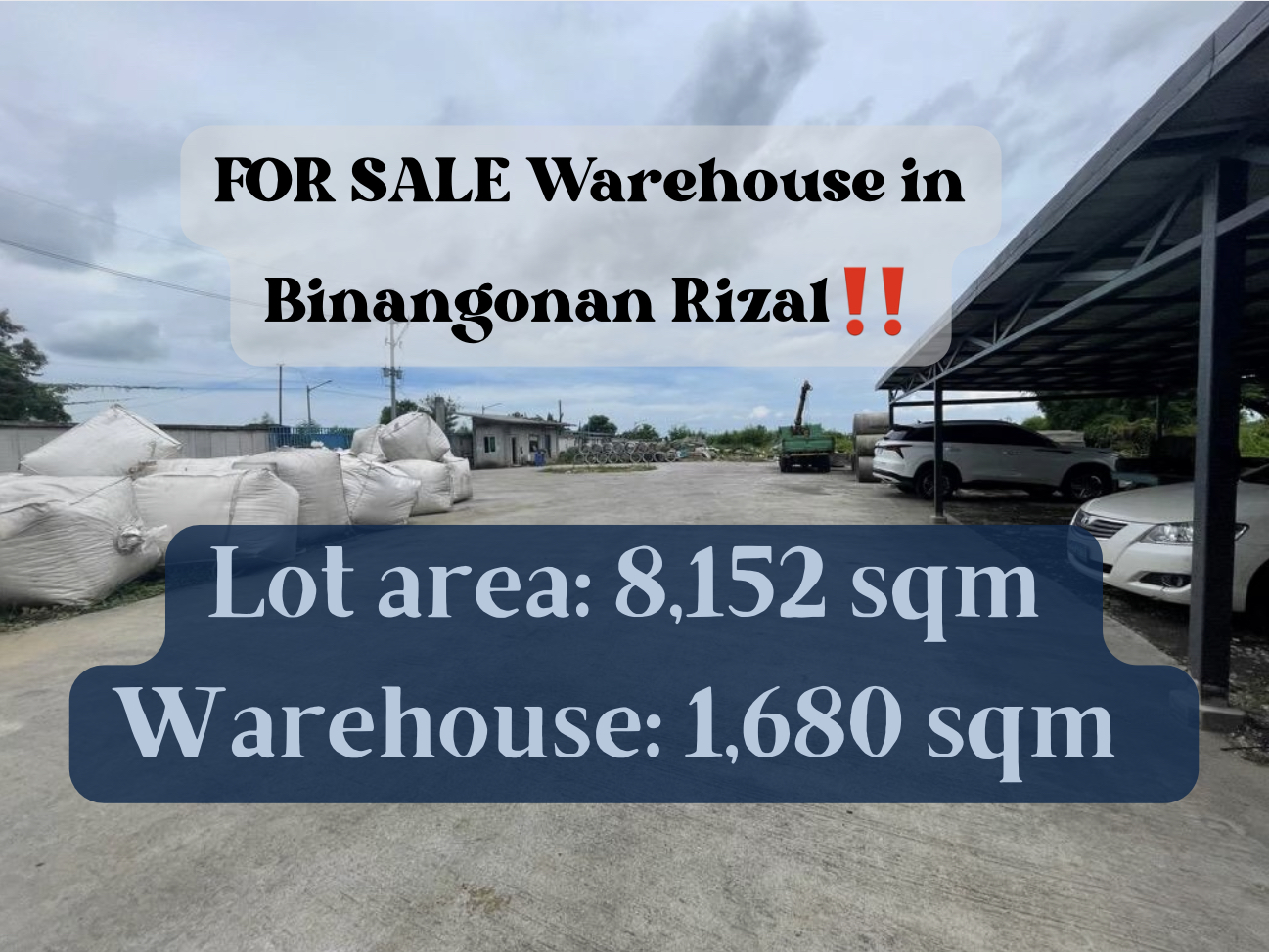 FOR SALE Warehouse in Binangonan Rizal‼️
