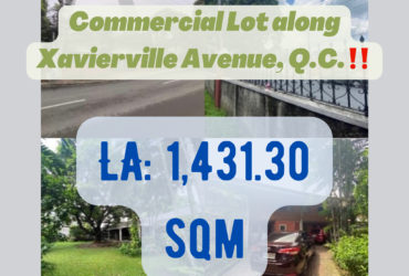 Commercial Lot along Xavierville Avenue, Quezon City‼️