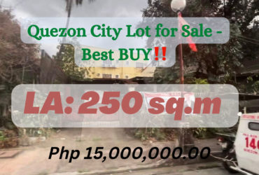 Quezon City, Pag Asa Lot for Sale – Best BUY‼️