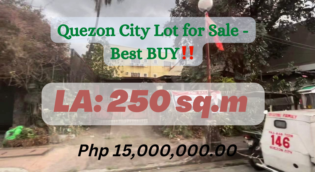 Quezon City, Pag Asa Lot for Sale – Best BUY‼️