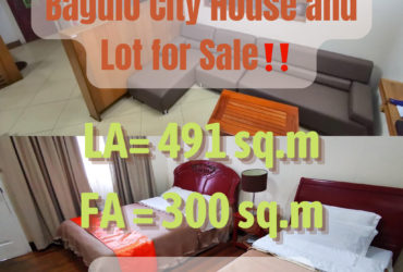 Baguio City, South Drive House and Lot for Sale ‼️