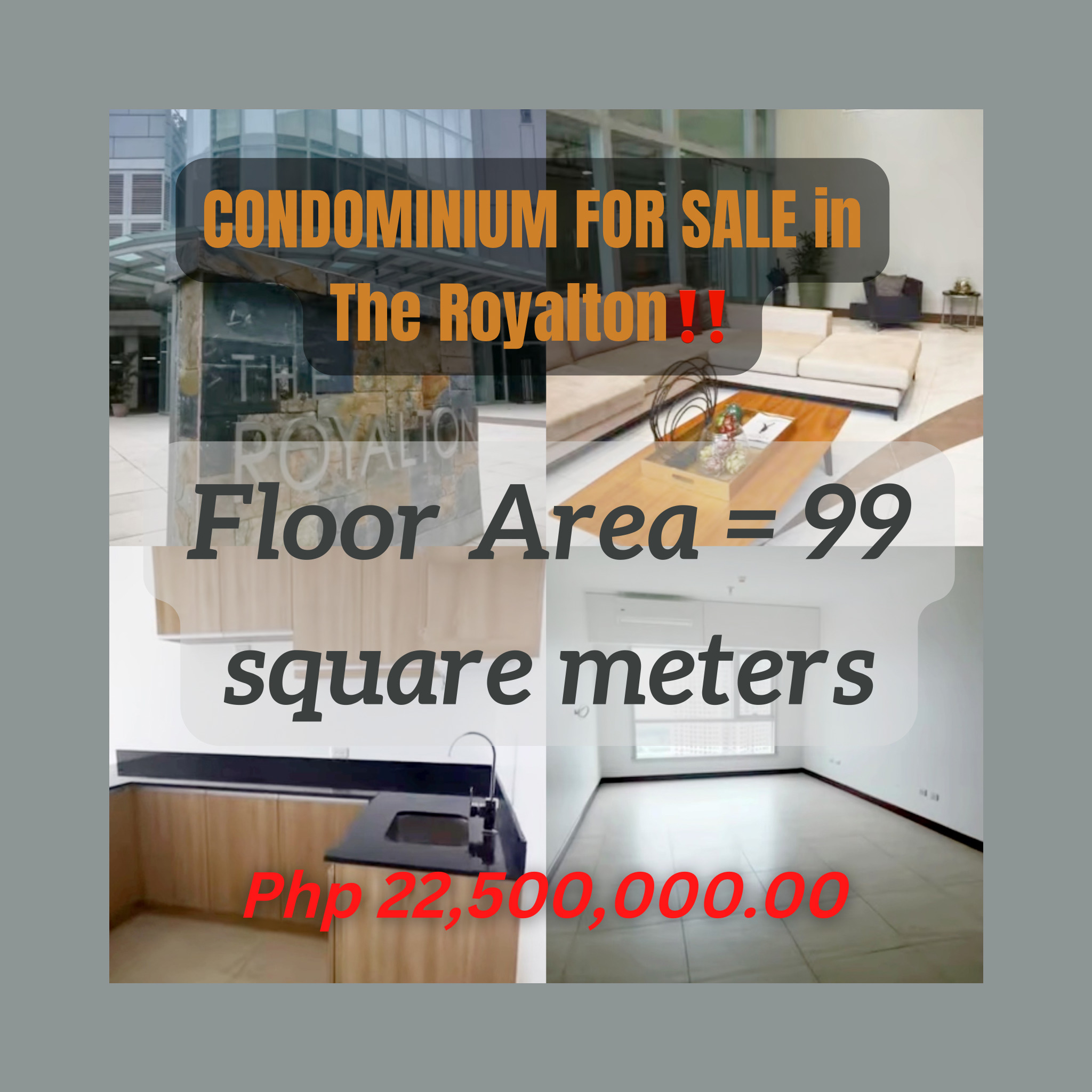CONDOMINIUM FOR SALE in The Royalton at Capitol Commons‼️