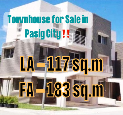 Townhouse for Sale in Ametta Place, Pasig City‼️
