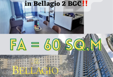 CONDOMINIUM FOR SALE in Bellagio 2 BGC, Taguig City‼️