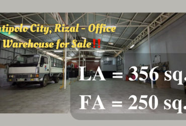 Antipolo City, Rizal – Office Warehouse for Sale‼️
