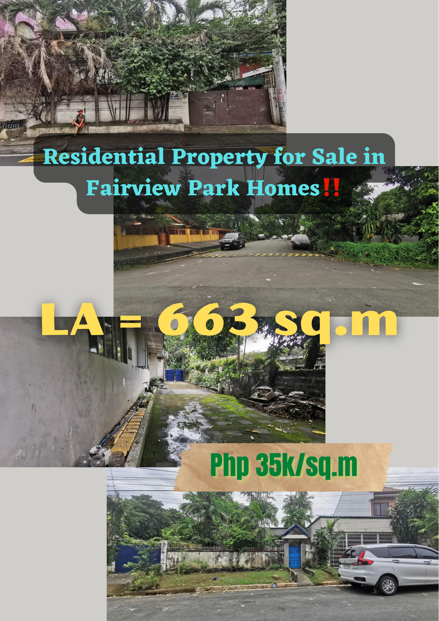 Residential Property for Sale in Fairview Park Homes, Quezon  City‼️