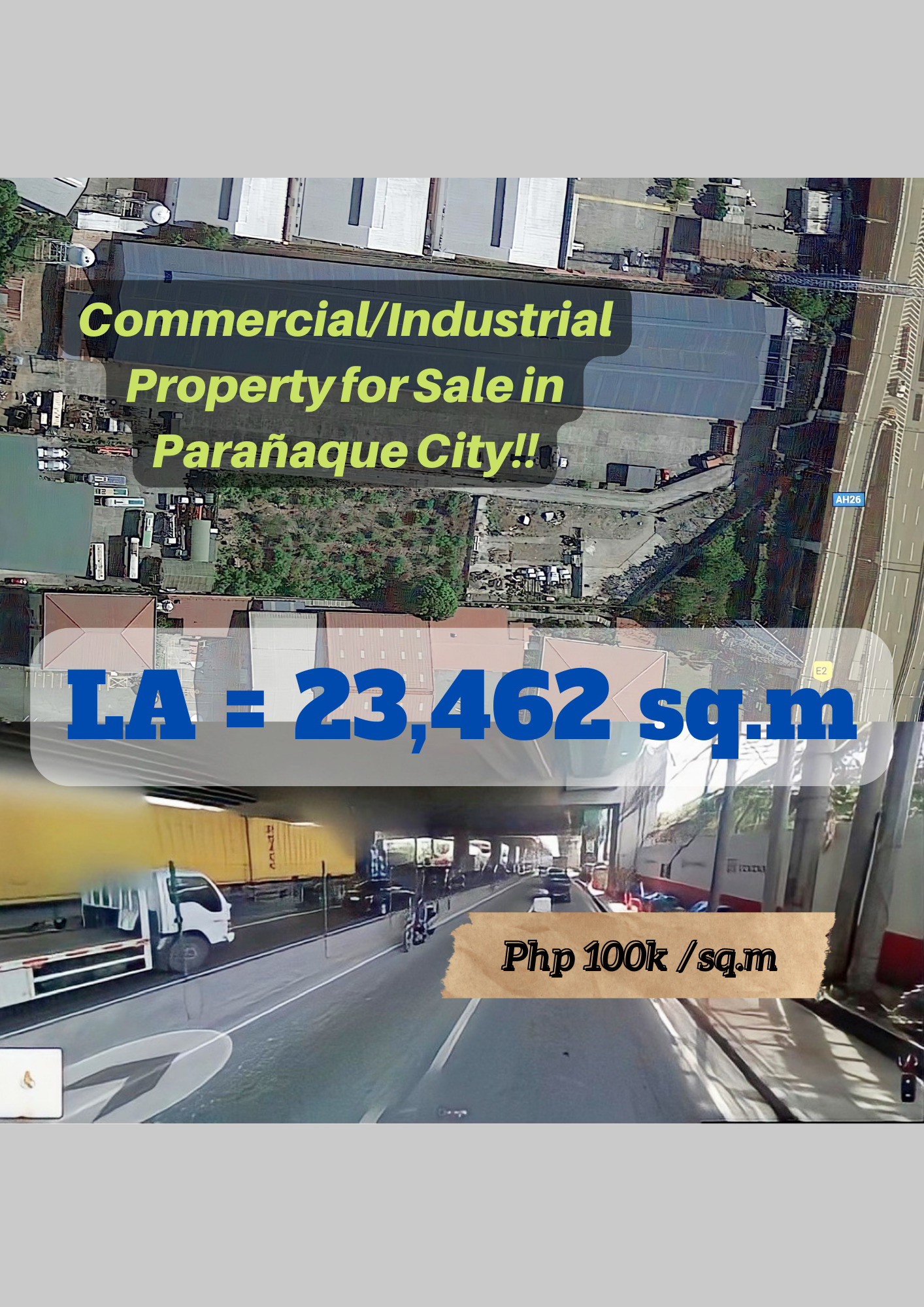 Commercial /Industrial Property for Sale in Parañaque City‼️