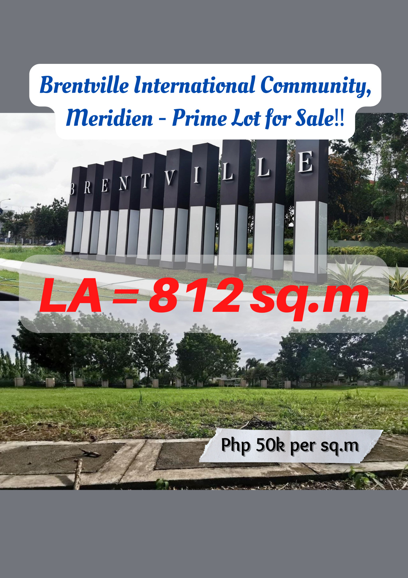 Brentville International Community, Meridien – Prime Lot for Sale‼️