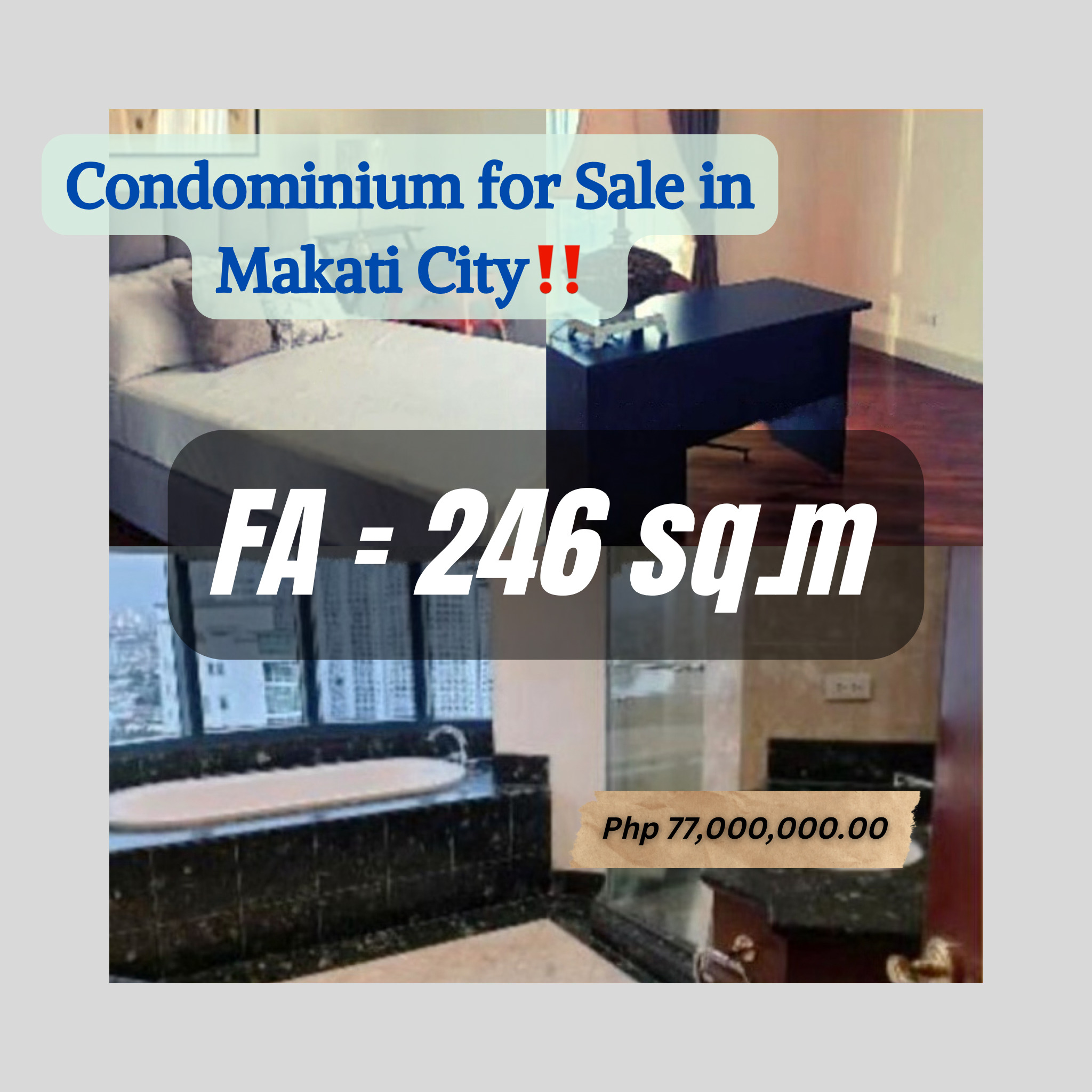 Condominium for Sale in Rockwell Center, Makati City‼️