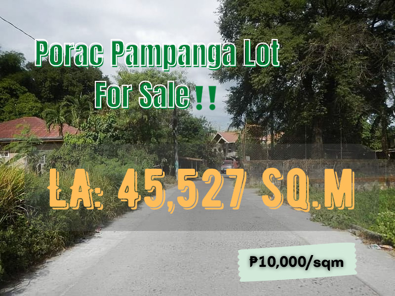 Porac Pampanga Lot For Sale in Barangay Cangatba‼️