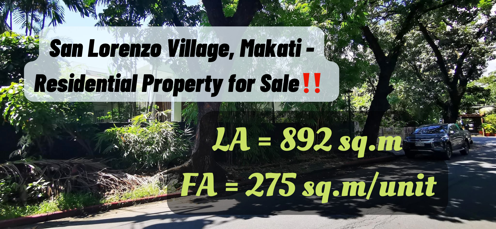 San Lorenzo Village, Makati – Residential Property for Sale‼️