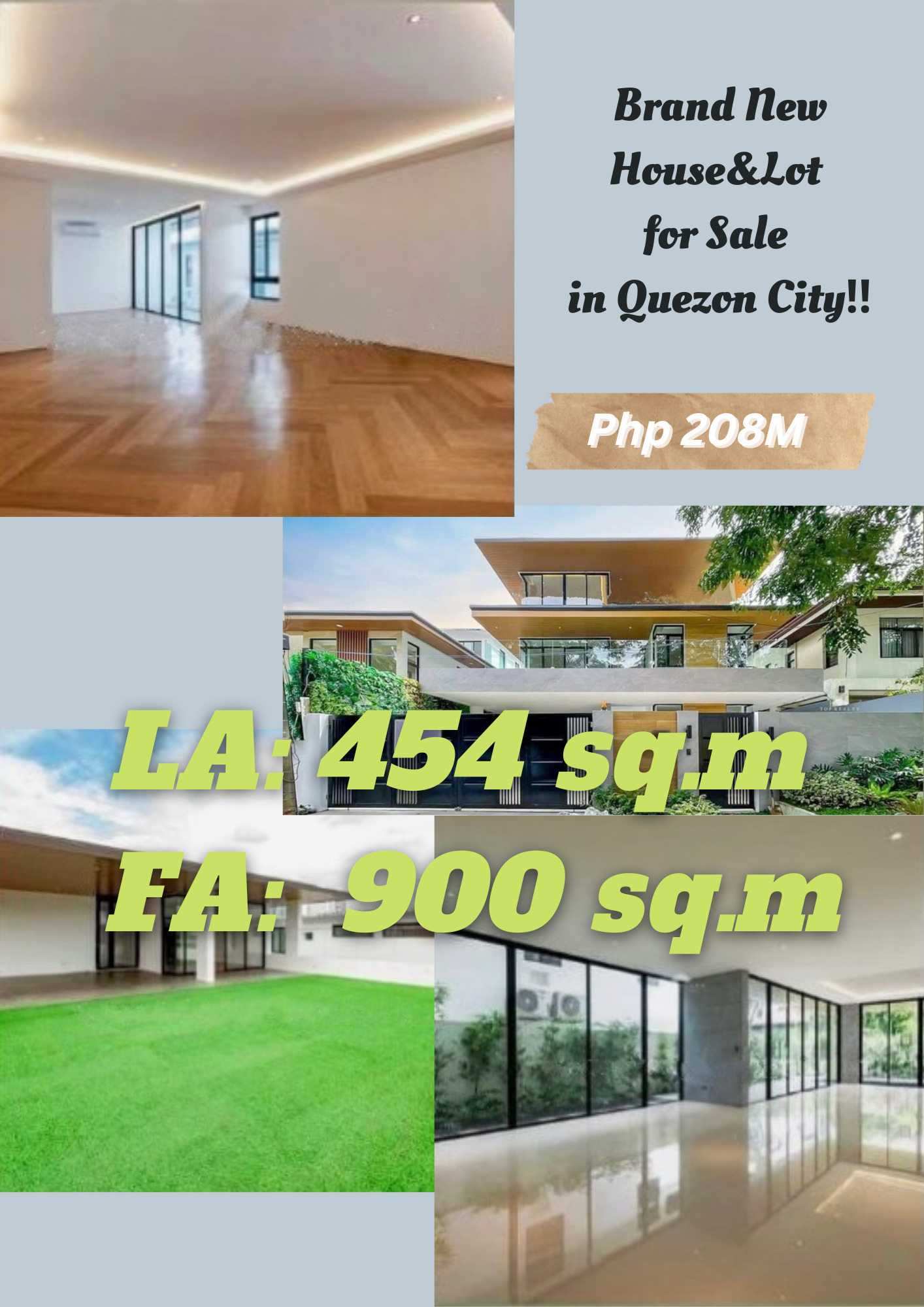 Brand New House and Lot for Sale in Quezon City‼️