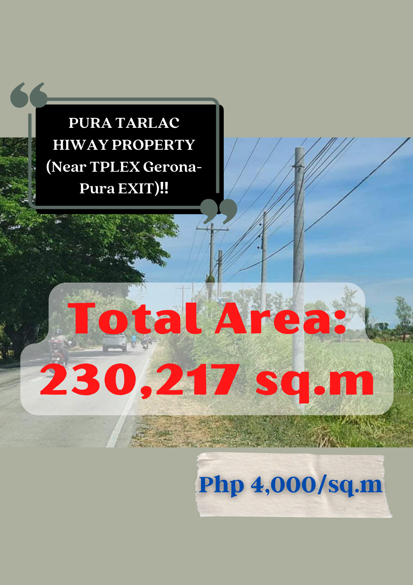 PURA TARLAC HIWAY PROPERTY (Near TPLEX GeronaPura EXIT)‼️ MoveInTheCity