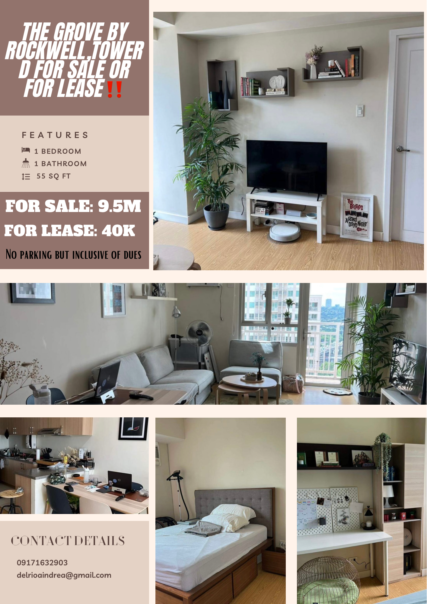 The Grove by Rockwell, Tower D Condominium Unit for Sale or for Lease‼️