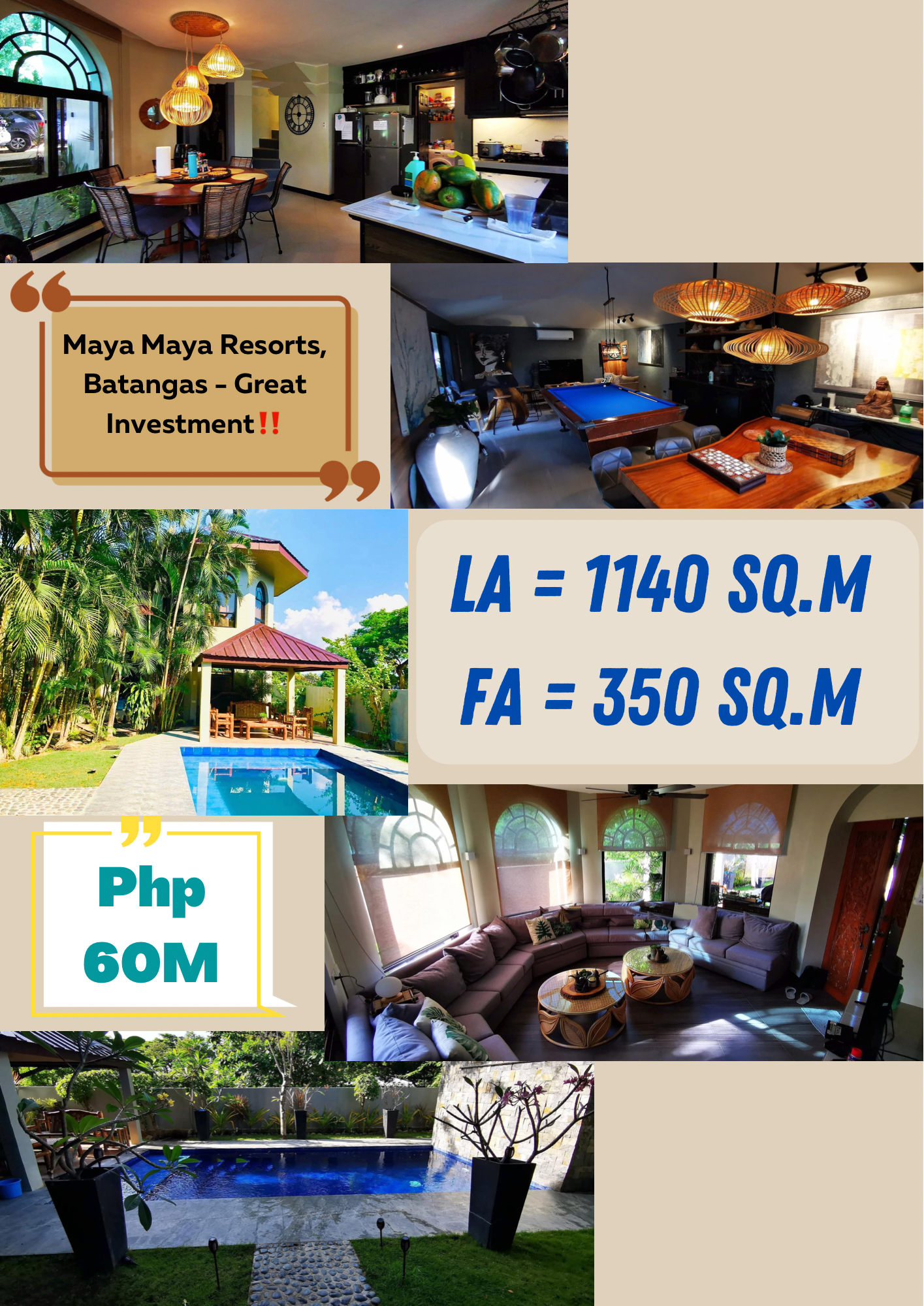 Maya Maya Resorts, Nasugbu, Batangas for Sale – Great Investment‼️