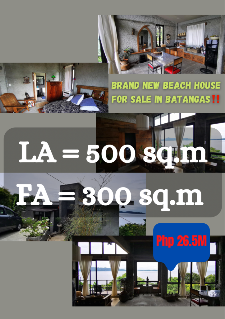 BRAND NEW BEACH HOUSE FOR SALE in Anilao, Batangas‼️ MoveInTheCity