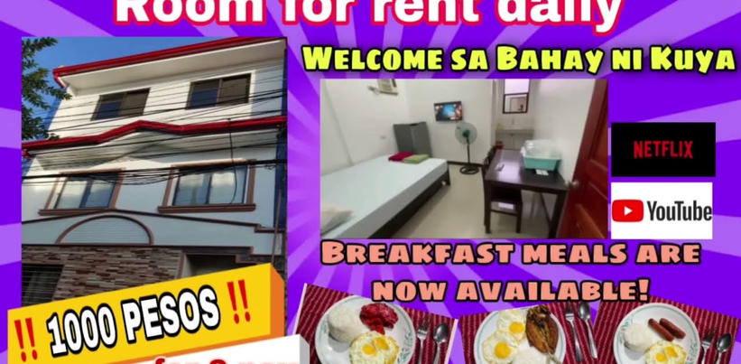 Overnight room for rent in Tagaytay 1k good for 2