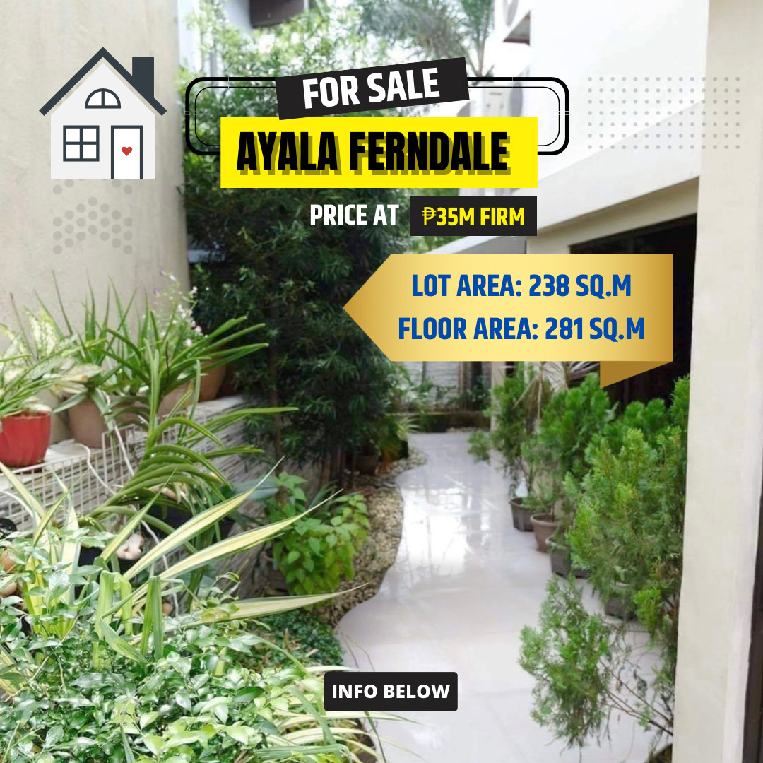 For Sale Ayala Ferndale House and Lot, Quezon City‼️