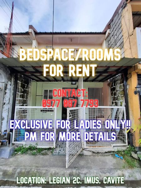 Cheap bedspace for ladies in Imus Cavite 1500 only