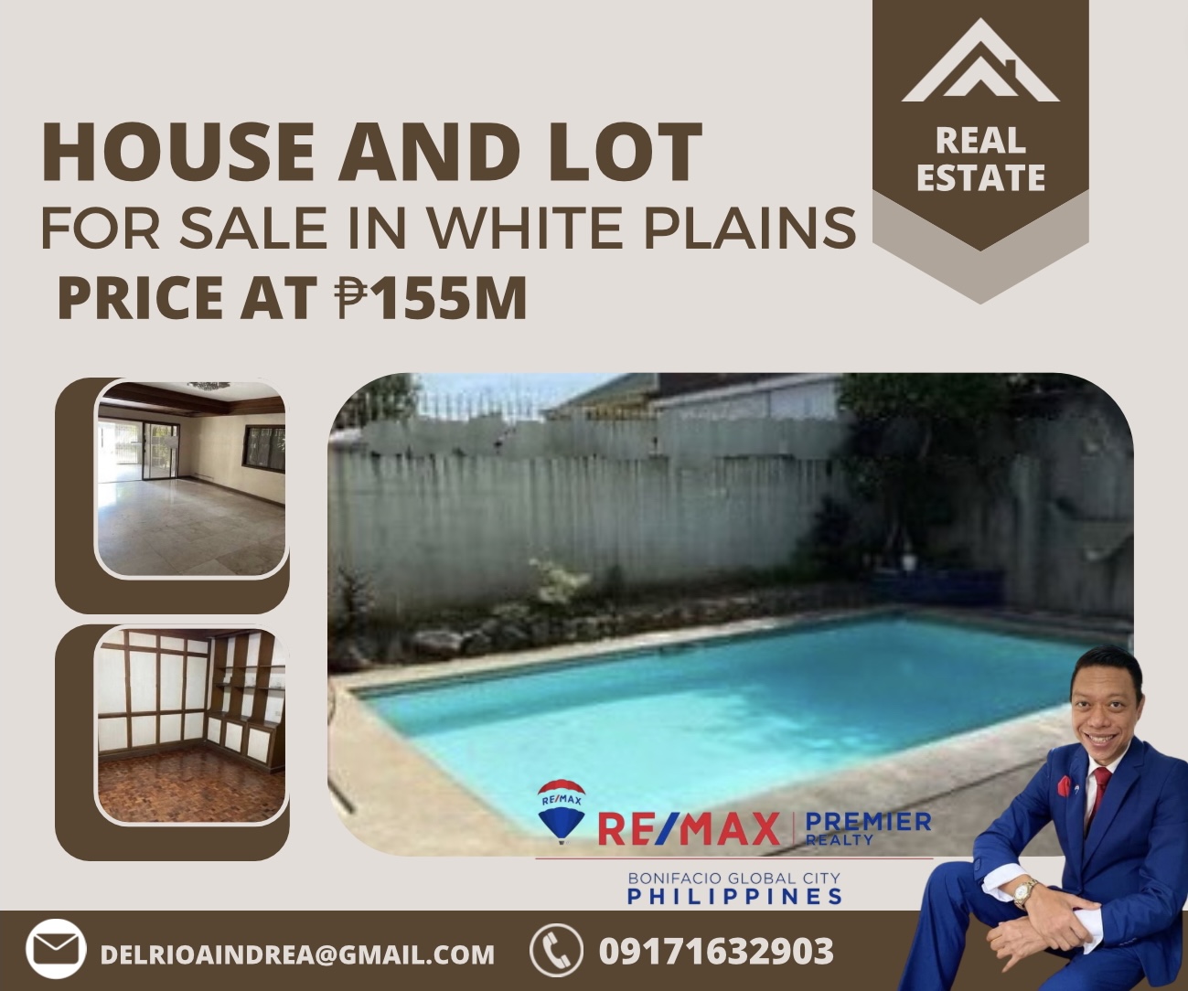 House and Lot for Sale in Katipunan, White Plains, Quezon City‼️