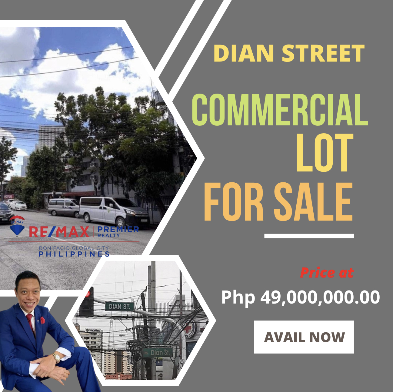 Dian Street, Sta. Ana,  Manila – Commercial Lot for Sale‼️