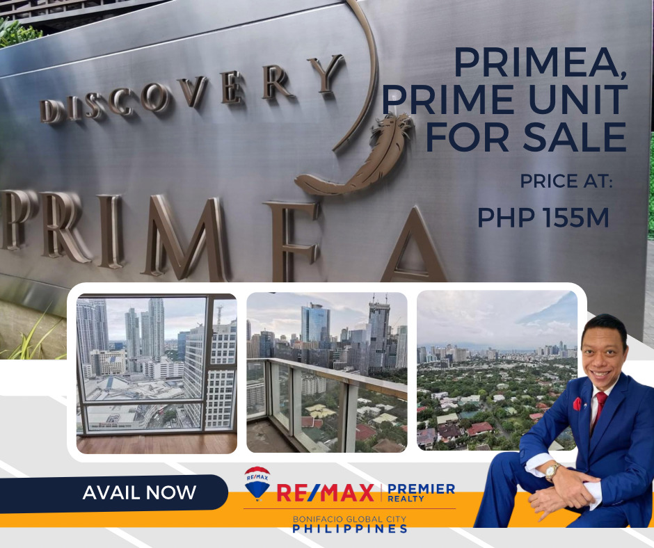 Discovery Primea, Makati – Prime Unit for Sale‼️