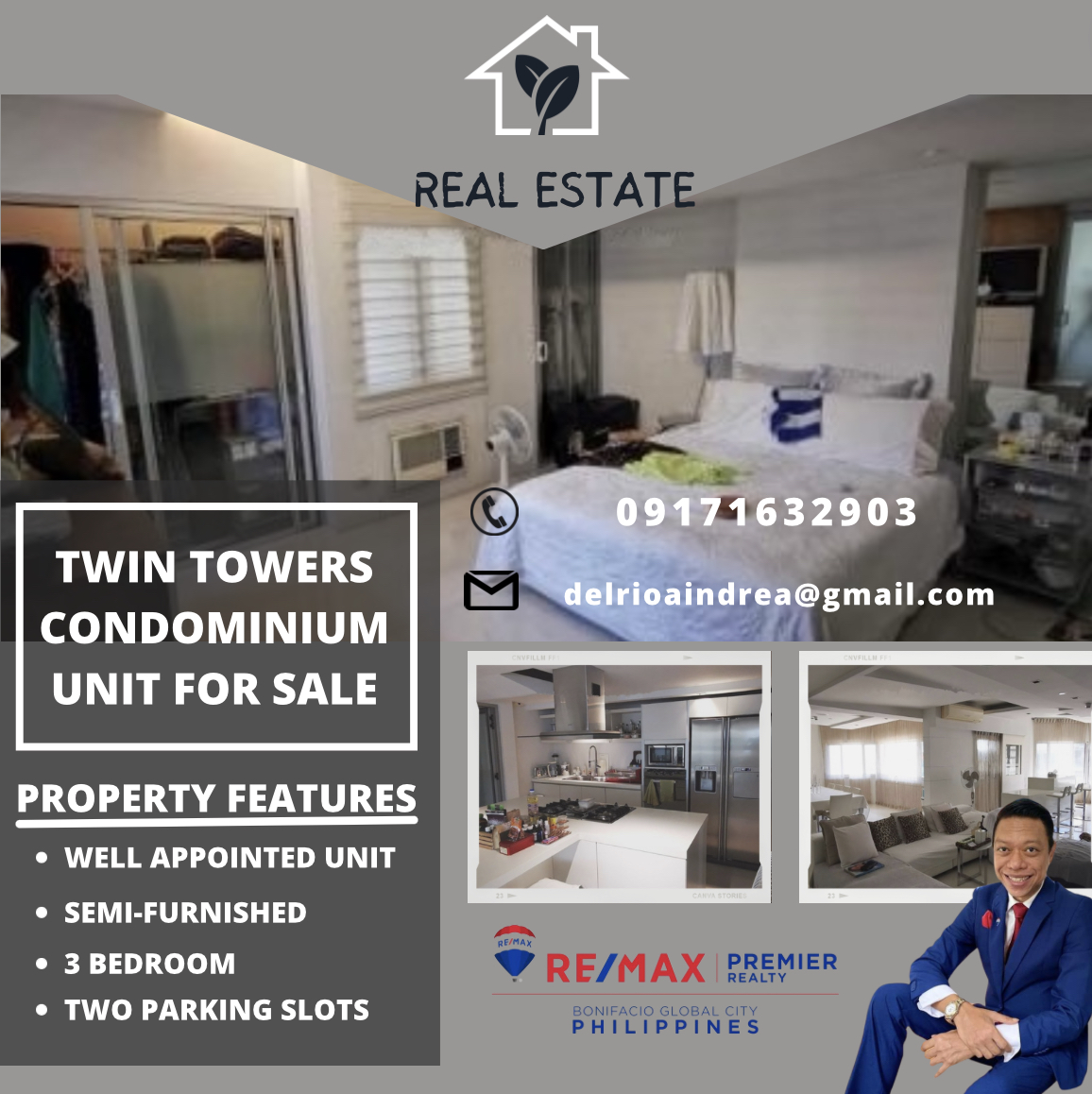 Twin Towers Condominium, Makati – Well Appointed Unit for Sale‼️