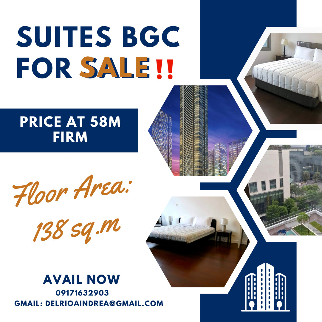 The Suites Bonifacio Global City Condominium Unit  for Sale‼️