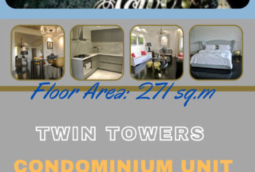 An Urdaneta facing Condominium Unit at The Twin Towers for Sale‼️