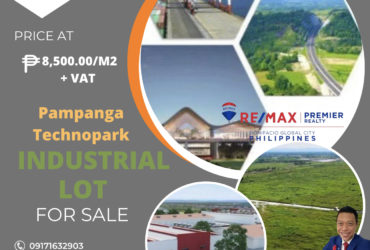 INDUSTRIAL LOT FOR SALE in Pampanga Technopark‼️
