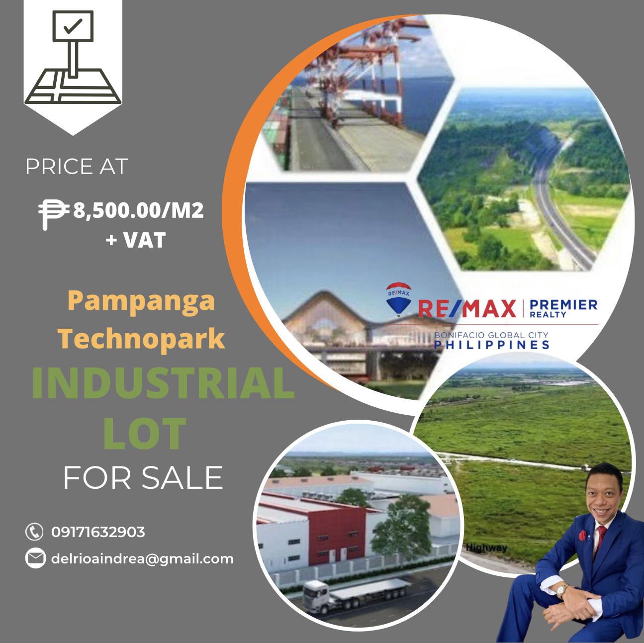 INDUSTRIAL LOT FOR SALE in Pampanga Technopark‼️