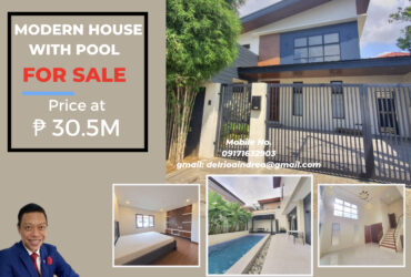 MODERN HOUSE WITH POOL FOR SALE‼️
